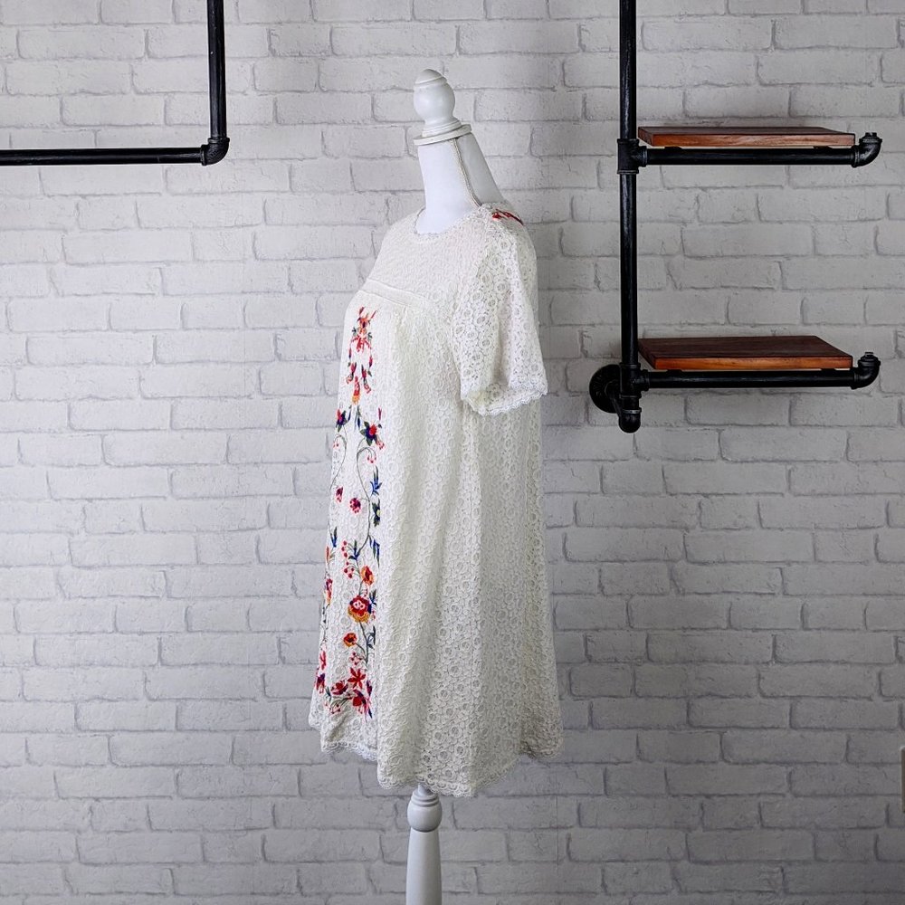 Umgee Boho Chic Embroidered Lace Dress | White - Picture 4 of 8